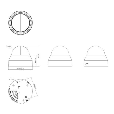 Сетевая IP-видеокамера 5Мп Wisenet QND-8080R (3.2-10 мм)