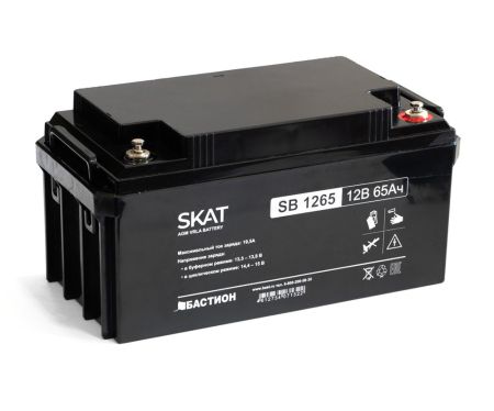 Аккумулятор свинцово-кислотный герметичный SKAT SB 1265