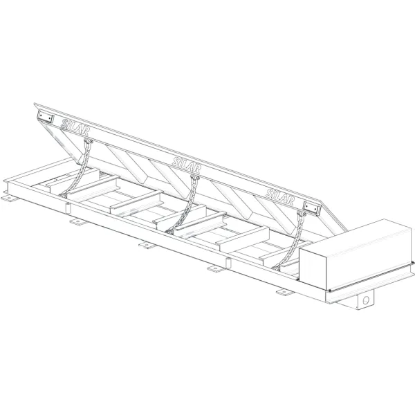Дорожный блокиратор Silar ПЗП 3000ЭМЗ с боковым приводом, электромеханический заглубляемый Дорожный блокиратор Silar ПЗП 3000ЭМЗ с боковым приводом, электромеханический заглубляемый