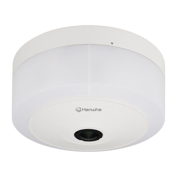 Панорамная Fisheye IP-видеокамера 12Мп Wisenet TNF-9010 (1.08 мм) для парковок