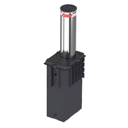 Гидравлический противотаранный боллард Блокпост К12 из нержавеющей стали