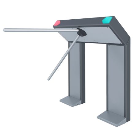 Турникет-дуопод моторизованный двухстоечный STOP-COVID-счетчик Rusgate T2-M-BF v.1.2 (с автоматическими планками Антипаника)