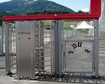 Двухпроходный полноростовой турникет Gotschlich Ecco Arena 90 HD Basic (6EALD4ABHB)