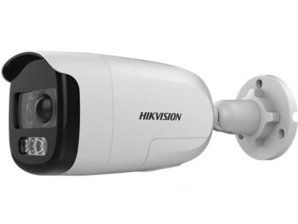 Уличная HD-TVI видеокамера 2Мп HikVision ColorVu DS-2CE12DFT-PIRXOF (3.6 мм) с сиреной, строблампой и PIR-датчиком
