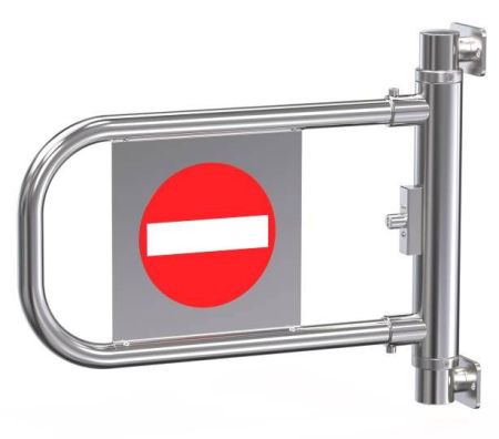 Калитка механическая навесная кассовая Ростов-Дон К52К ХРОМ (с дугой 660 мм)